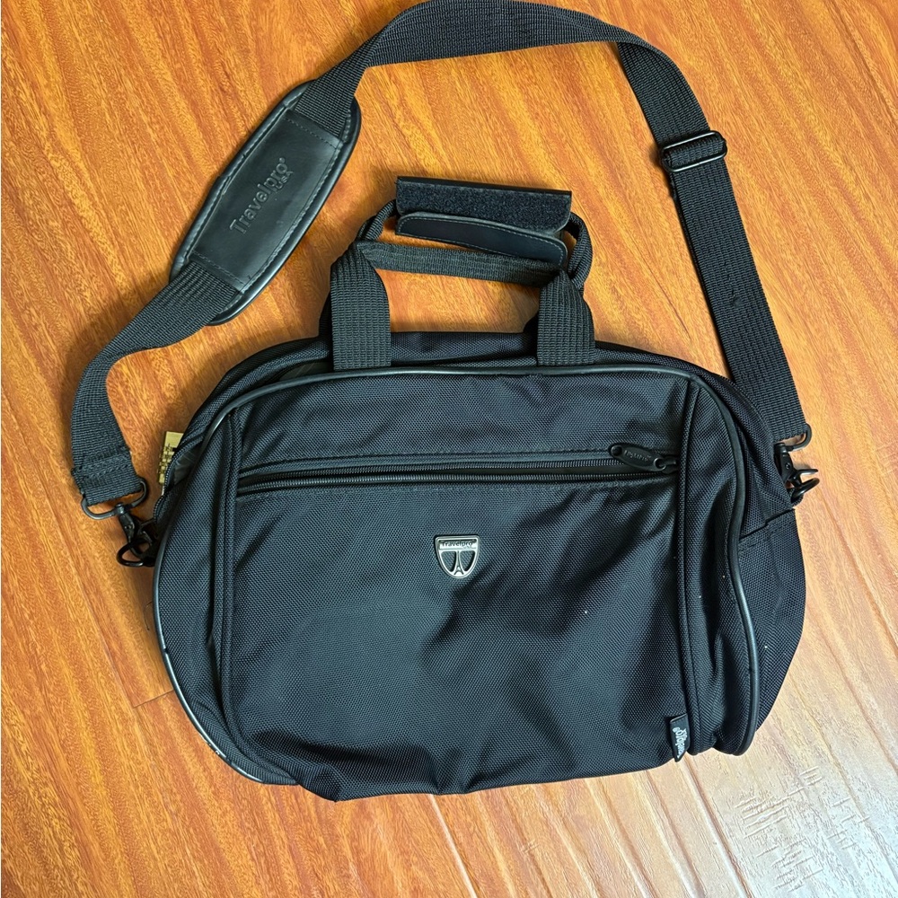 Travelpro FlightPro 14" Black Carry-On Luggage Travel Tote with Shoulder Strap